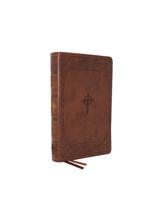 Nabre New American Bible Revised Edition Catholic Bible Large Print Edition Leathersoft Brown