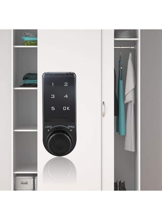 Touch Keypad Electronic Lock – Digital Password Security Code Deadbolt Lock, Electronic Keyless Safety Lock for Kids, Cabinet, Wardrobe, Mailbox, Drawers, and Doors (L=20) - Image 2