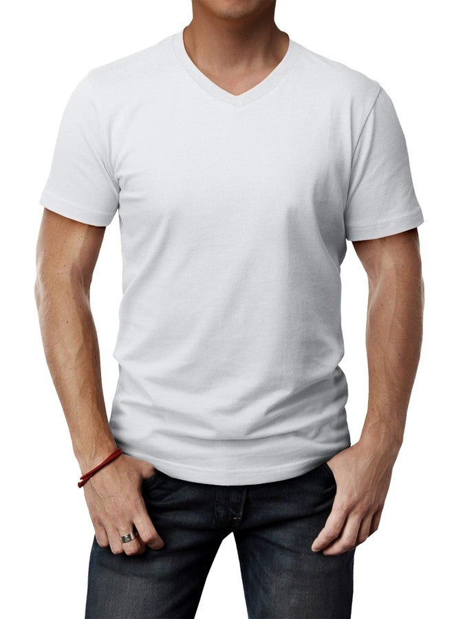 H2H Shirts for Men Short Sleeve Lightweight White US M/Asia L (CMTTS0197) - Image 2