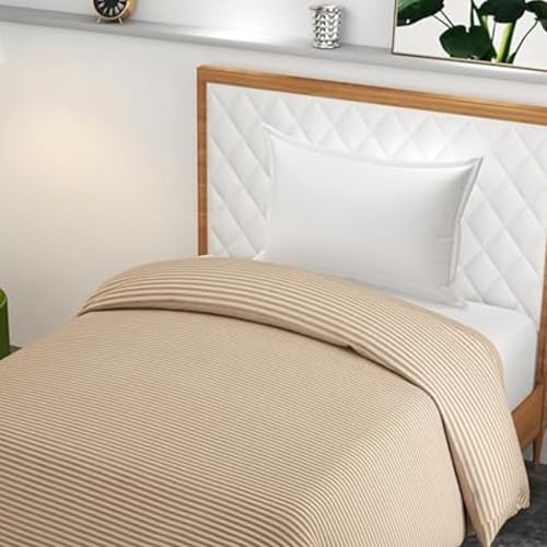 BELVOSTUM Soft Cotton Duvet Cover for Single Bed | Printed Quilt & Blanket Cover | Razai Cover with Zipper Closure | Soft & Breathable Bedding Cover (90X60) Inches (Peach) - Image 5