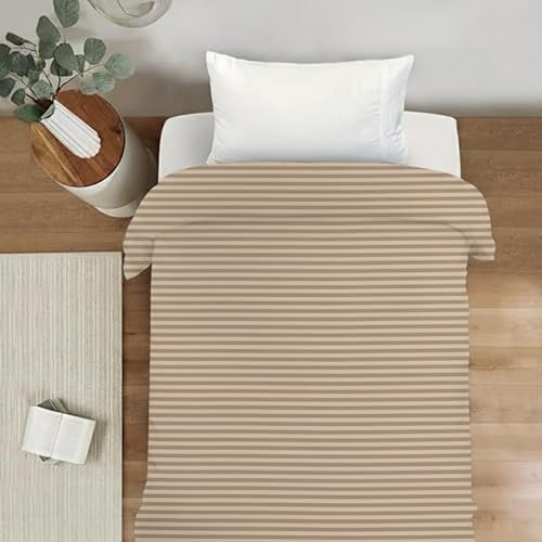 BELVOSTUM Soft Cotton Duvet Cover for Single Bed | Printed Quilt & Blanket Cover | Razai Cover with Zipper Closure | Soft & Breathable Bedding Cover (90X60) Inches (Peach) - Image 4