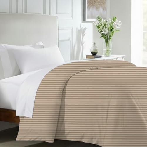 BELVOSTUM Soft Cotton Duvet Cover for Single Bed | Printed Quilt & Blanket Cover | Razai Cover with Zipper Closure | Soft & Breathable Bedding Cover (90X60) Inches (Peach) - Image 3