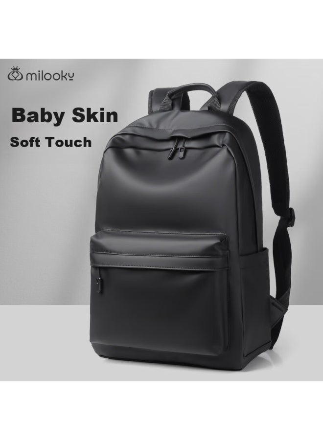 Milooky Backpack For Men, Business Travel Bag, Large Capacity Laptop Bag, Shoulder Bag, 14/15.6/16 Inch - Image 1