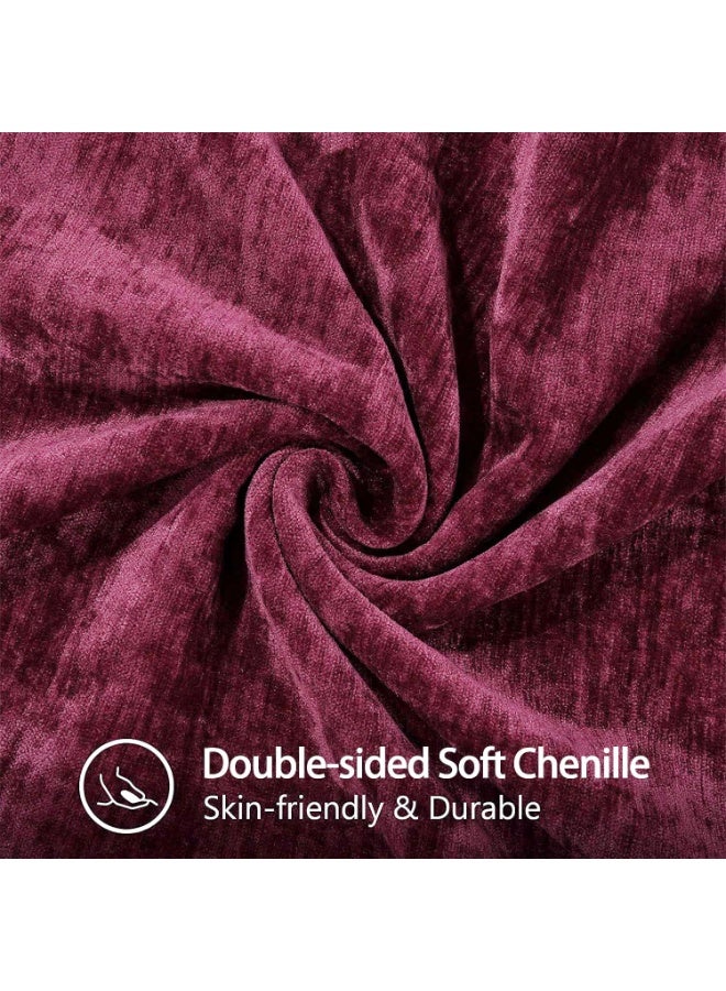 45x45CM Chenille Cushion Cover Set of 2 Decorative Throw Pillow Covers Case for Couch Sofa Bed Soft Pillowcase for Home Decor Living Room - Image 2
