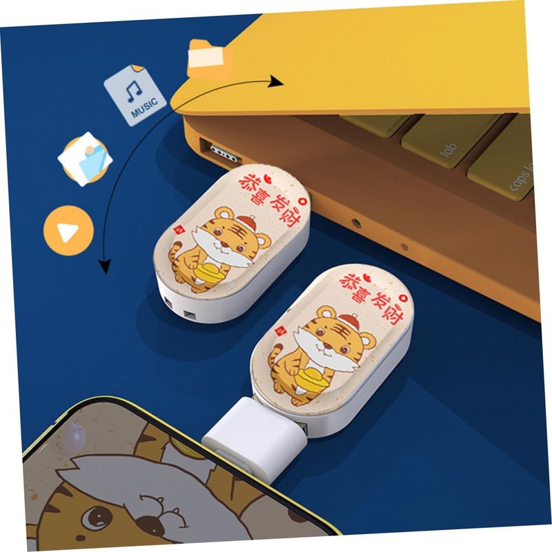 64gb USB Flash Drive Portable Thumb Drive Memory Stick with Zodiac Tiger Design New Year Gift for Data Storage and Backup - Image 3