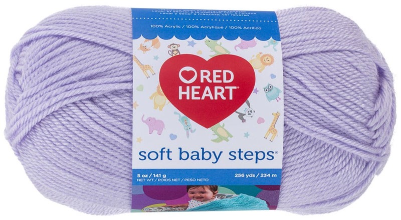 RED HEART Soft Baby Steps Yarn Lavender