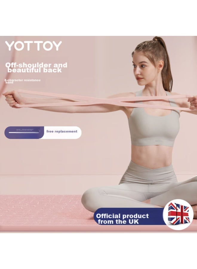 YOTTOY Yottoy8 Resistance Band, Shoulder Opener And Back Shaper For Women, Home Stretching Elastic Band, Fitness Equipment For Yoga - Image 1