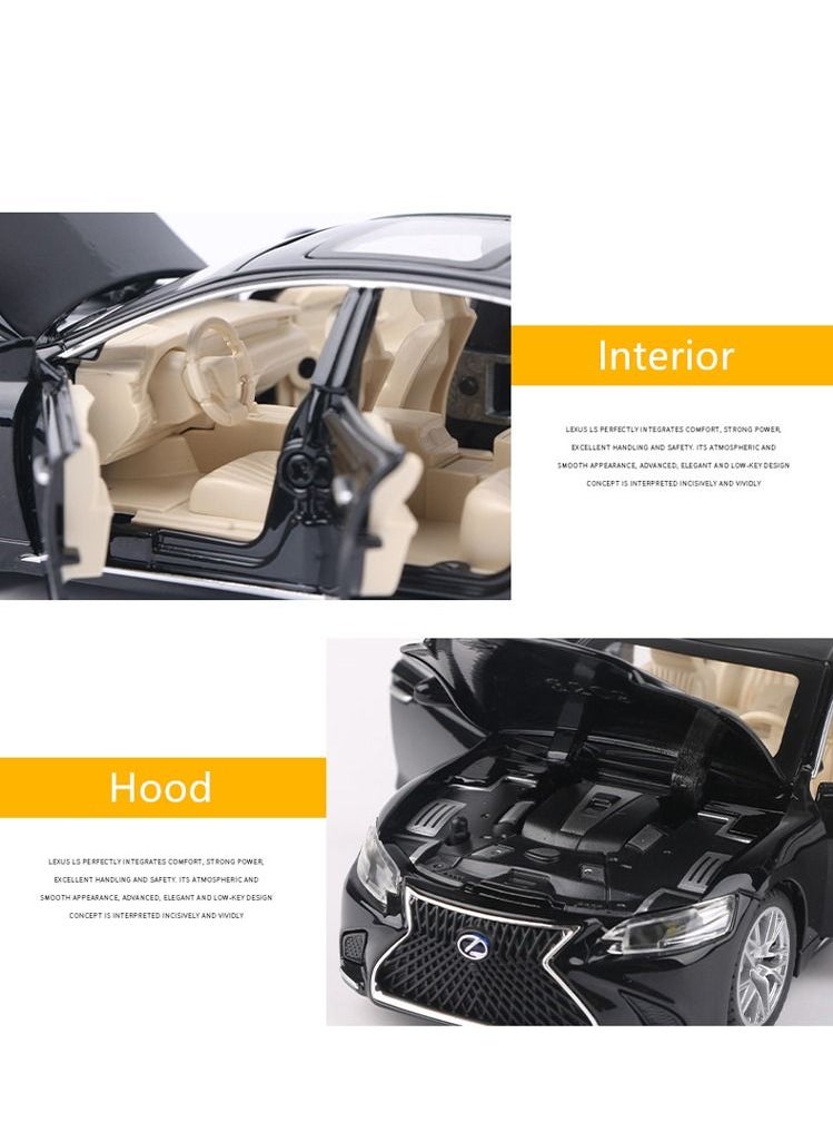 CHE ZHI - A Miniature Metal Model with Fine Details of a Lexus Car with High-Performance Design with Lighting and Sound 16.5×7×4.5 cm - Image 1
