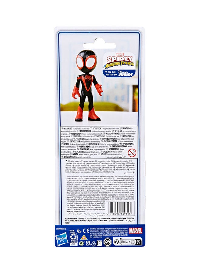 SPIDEY AND HIS AMAZING FRIENDS مارفل سبايدي وأصدقائه المدهشين شخصية أكشن ميليس موراليس: سبايدر مان بطول 9 إنش، ألعاب أطفال مرحلة ما قبل المدرسة، ألعاب الأبطال الخارقين للأولاد والبنات من عمر 3 سنوات وما فوق  - Image 2