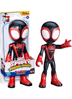 SPIDEY AND HIS AMAZING FRIENDS مارفل سبايدي وأصدقائه المدهشين شخصية أكشن ميليس موراليس: سبايدر مان بطول 9 إنش، ألعاب أطفال مرحلة ما قبل المدرسة، ألعاب الأبطال الخارقين للأولاد والبنات من عمر 3 سنوات وما فوق  - Image 3