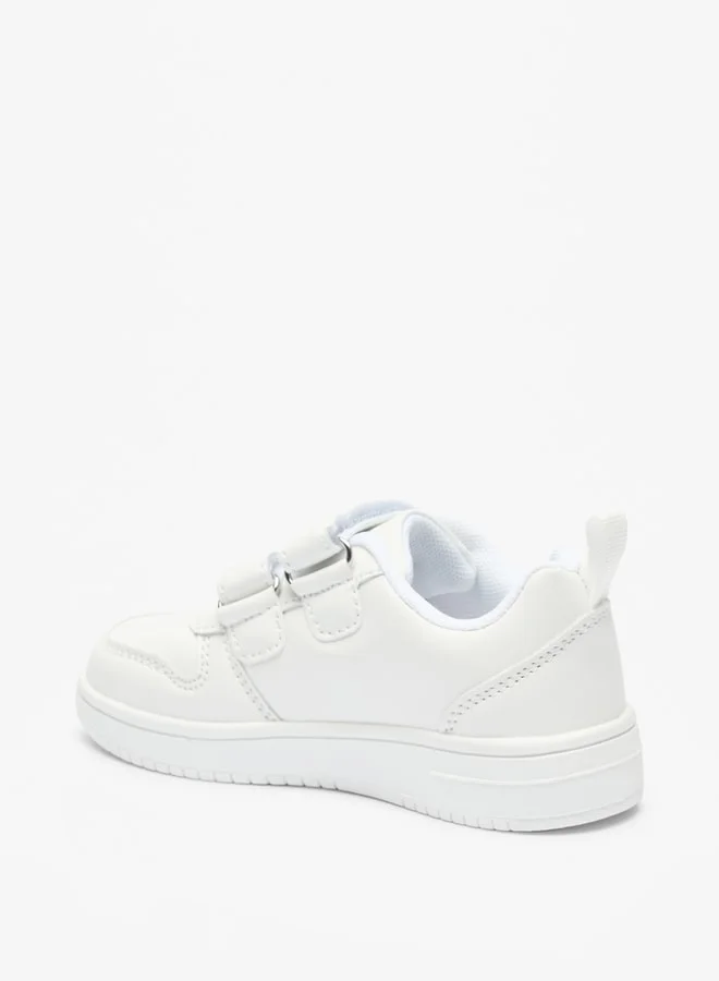 Flora Bella By Shoexpress Girls Panelled Shoes with Hook and Loop Closure