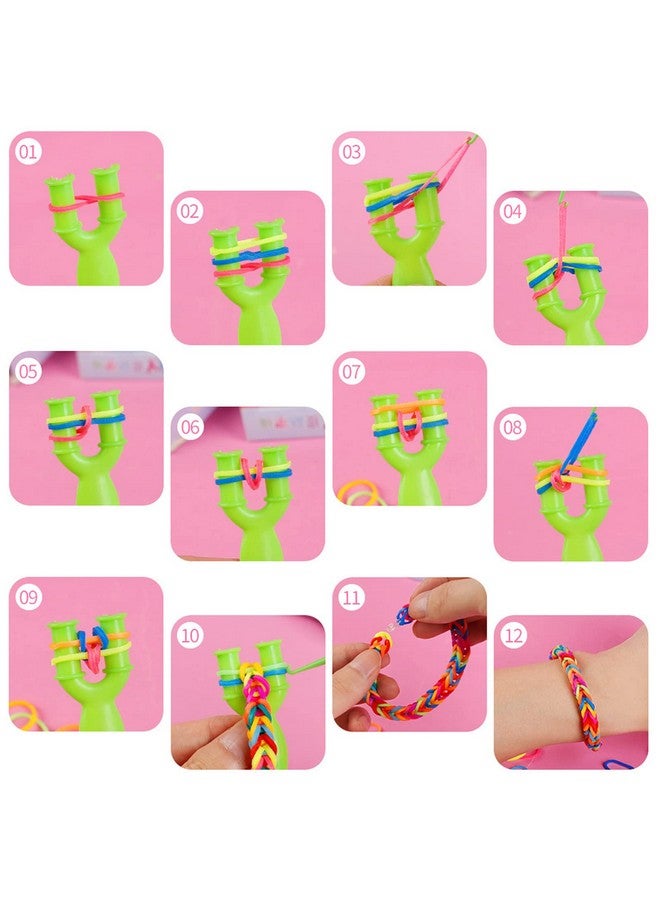 lyfLux 2000 PCS S Clips Rubber Band Clips, Connectors Rubber, Bracelet Making, Rubber Bands for Bracelets, DIY Handicrafts, Exquisite Gadgets, Transparent and Color - Image 5