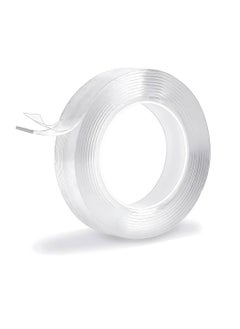 Generic Strong Double-Sided Tape Set – 2 Rolls (White + Red), 12mm × 5m – For Home and Car Use  - Image 1