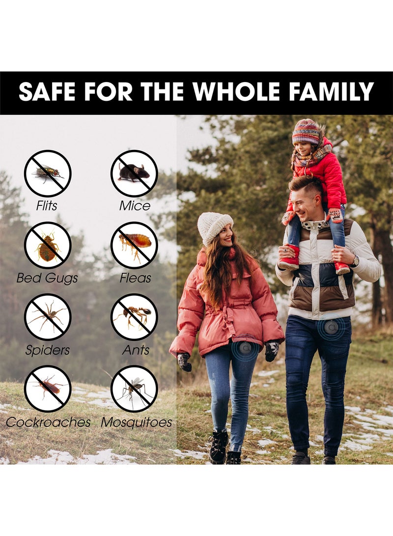 Generic Portable Ultrasonic Pest Repeller for Indoor & Outdoor Use, Effective Mosquito and Bug Control, Safe for Babies, Insect and Rodent Repellent, Essential Pest Control Solution.  - Image 2