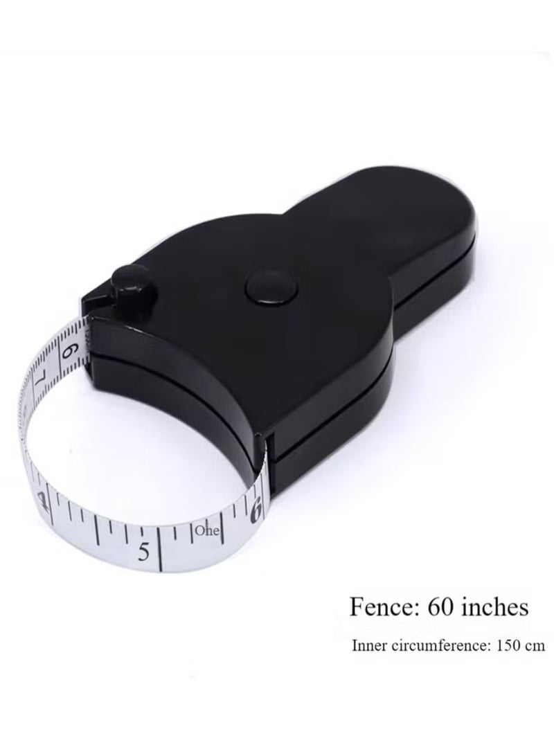 Ciara Body Measuring Tape, Retractable Measure Tape for Body Measuring 150cm, Lock Pin & Push Button Retract, Soft Tape Measure with Snap Button Closure for Body Sewing Tailor - Image 1