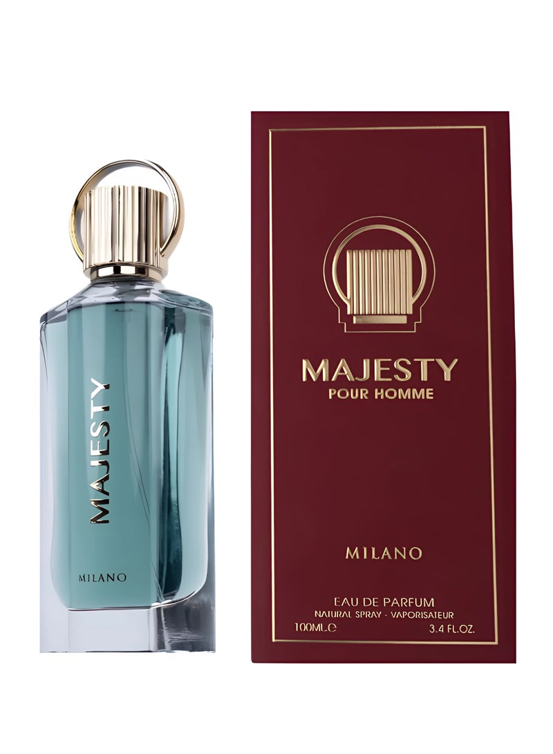 ميلانو عطر ماجيستي بور هوميه من ميلانو  - 100 مل | برائحة منعشة وثبات عالي - Image 1