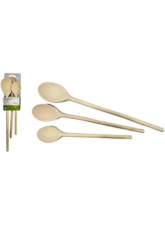 FACKELMANN Wooden Spoon Set Off White Pr9302 - Image 2