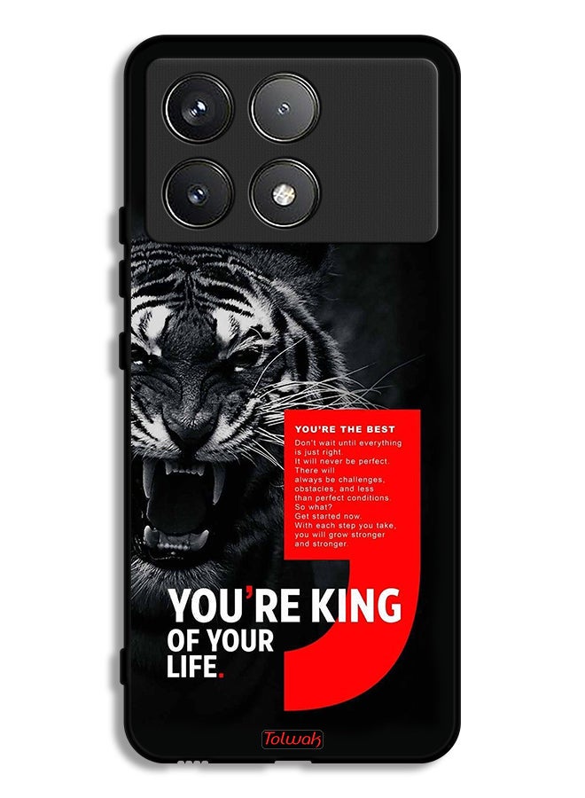 Tolwak Xiaomi Redmi K70 Protective Case Cover You Are King Of Your Life - Image 1