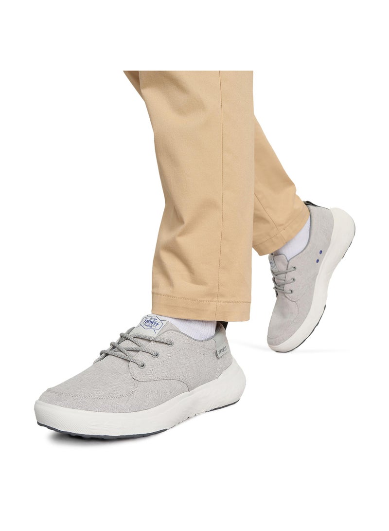 Termit Bay Surfer M Men's Sneakers – Grey, Volcanic Rubber Outsole for Grip, Shock-Absorbing Insole, Canvas Upper for Comfort, Ideal for Skateboarding - Image 2