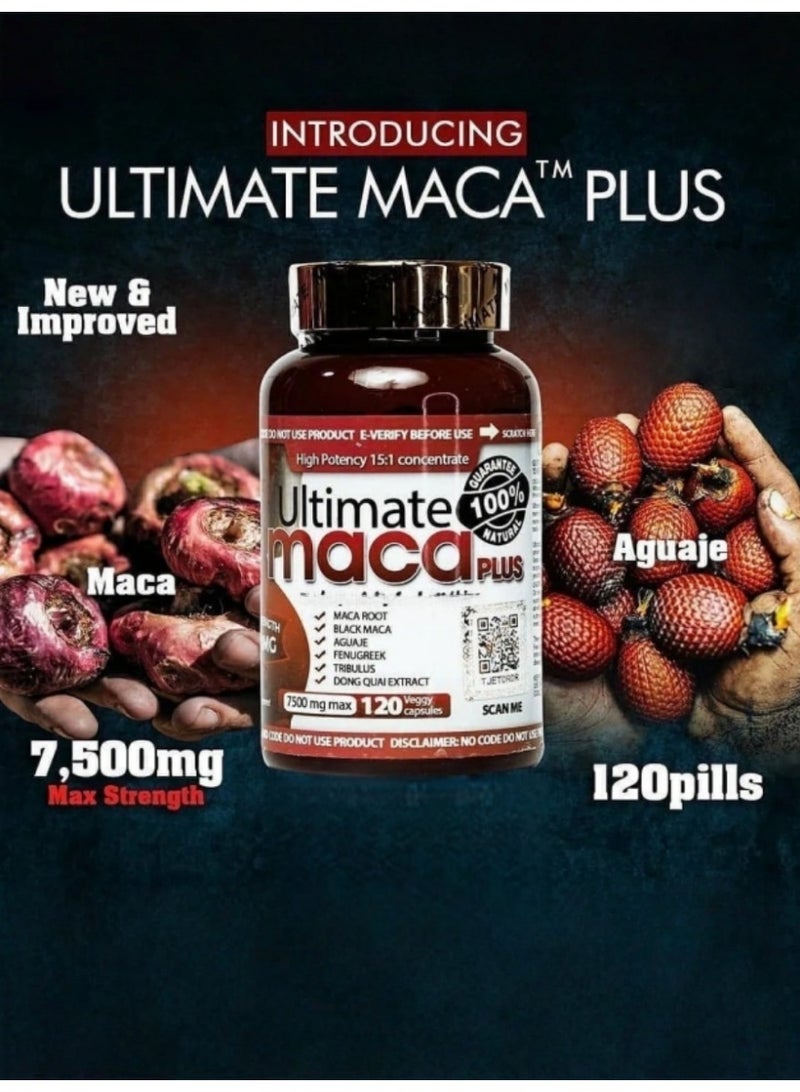 ماكا كبسولات الماكا النهائية ٦٠ قطعة مكمل نباتي طبيعي لدعم نضارة البشرة والطاقة اليومية - Image 3