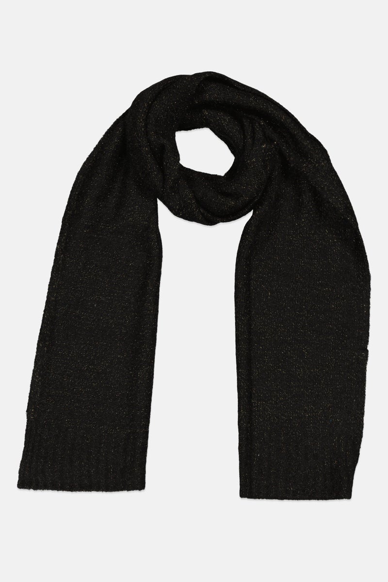 ESPRIT وشاح نسائي من مزيج موهير، أسود - Image 1