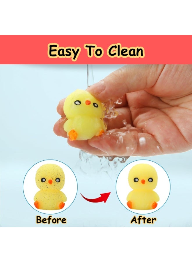 ESSEN Mochi Squishy Toys Set, Random 50 Pcs Squishies Cute Kawaii Squishy Toy Soft Stress Relief Fidget Toys Party Favors for Kids Boys Girls Goodie Bags Fillers Classroom Prizes Return Gifts for Birthday Party - Image 4