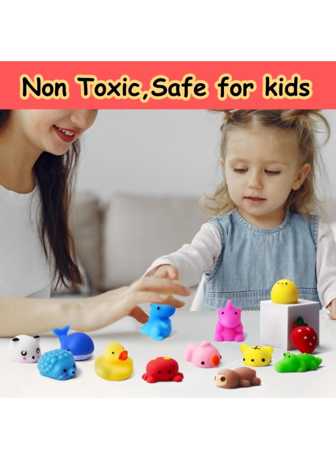 ESSEN Mochi Squishy Toys Set, Random 50 Pcs Squishies Cute Kawaii Squishy Toy Soft Stress Relief Fidget Toys Party Favors for Kids Boys Girls Goodie Bags Fillers Classroom Prizes Return Gifts for Birthday Party - Image 5