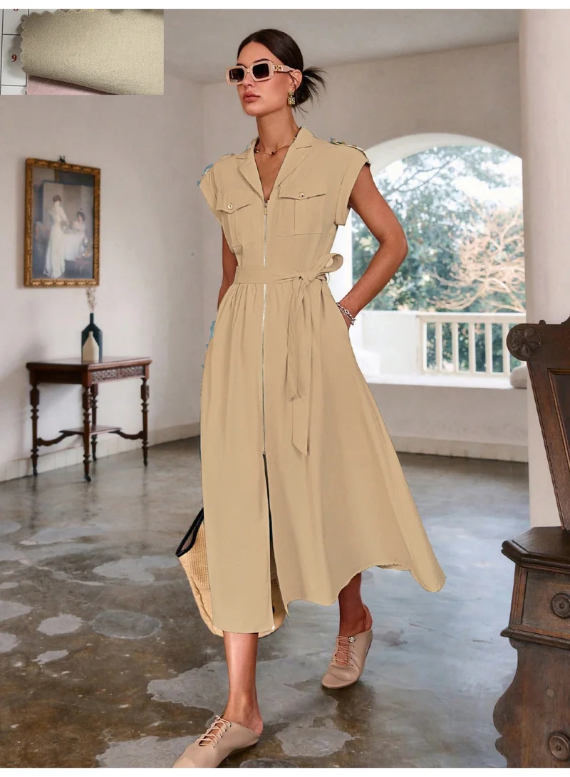 SIMPLEE Women's Summer Elegant DressLight & Comfortable Lightweight Cotton Blend Perfect for Outings