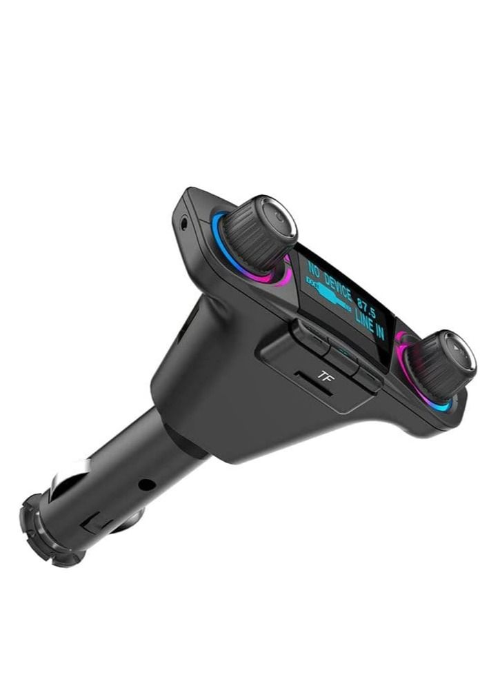 Ntech Wireless In Car Bluetooth FM Transmitter BT 06 Black - Image 3