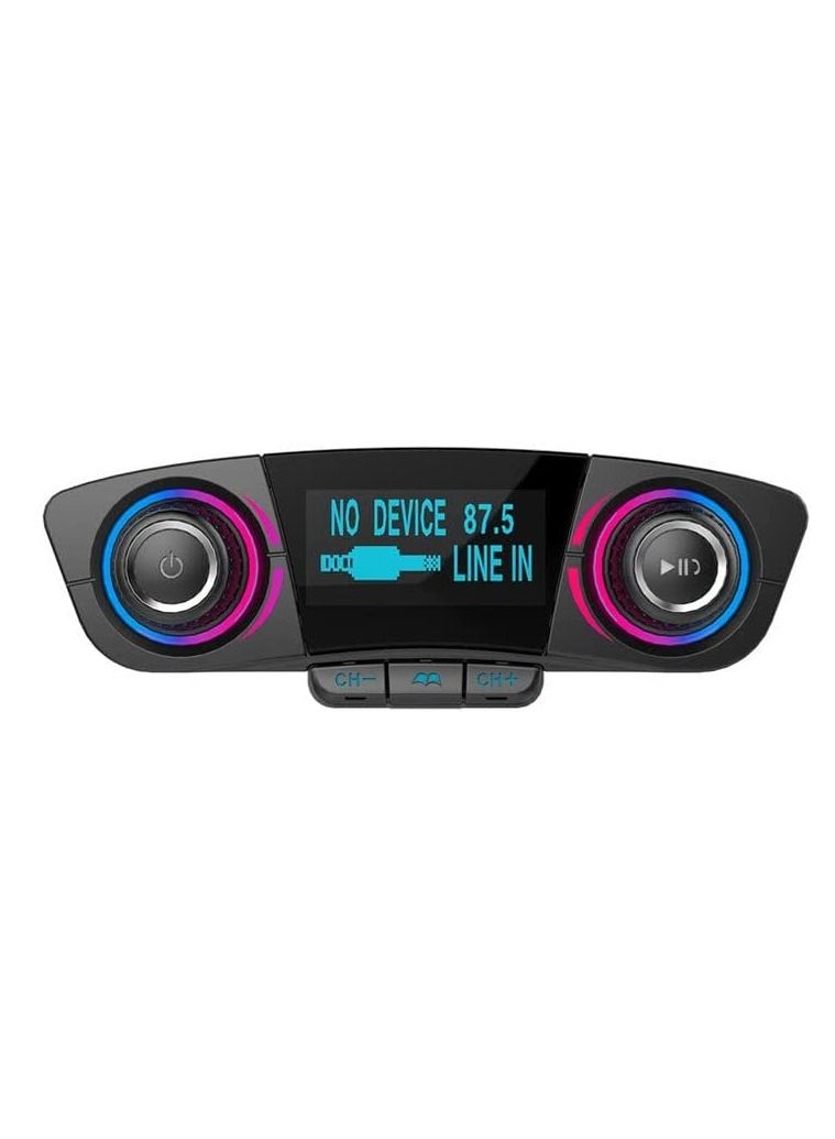 Ntech Wireless In Car Bluetooth FM Transmitter BT 06 Black - Image 4