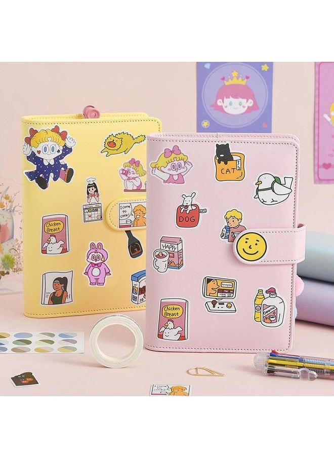 Bluejw Hand Account Book Suit Gift Box Hand Account Material Gift Bag Full Set Of Tools Cute Girl Heart Loose-leaf Hand Account Notebook  - Image 4