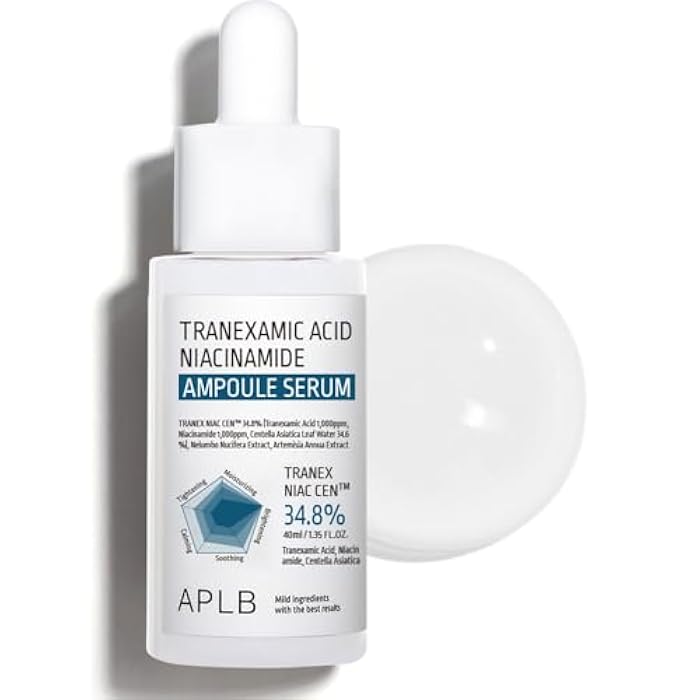 APLB Tranexamic Acid Niacinamide Ampoule Serum | TRANEX NIAC CEN™ 34.8% 1.35 FL.OZ/Korean Skincare, Blemish care, Dark spot, Helps with skin discoloration - Image 1