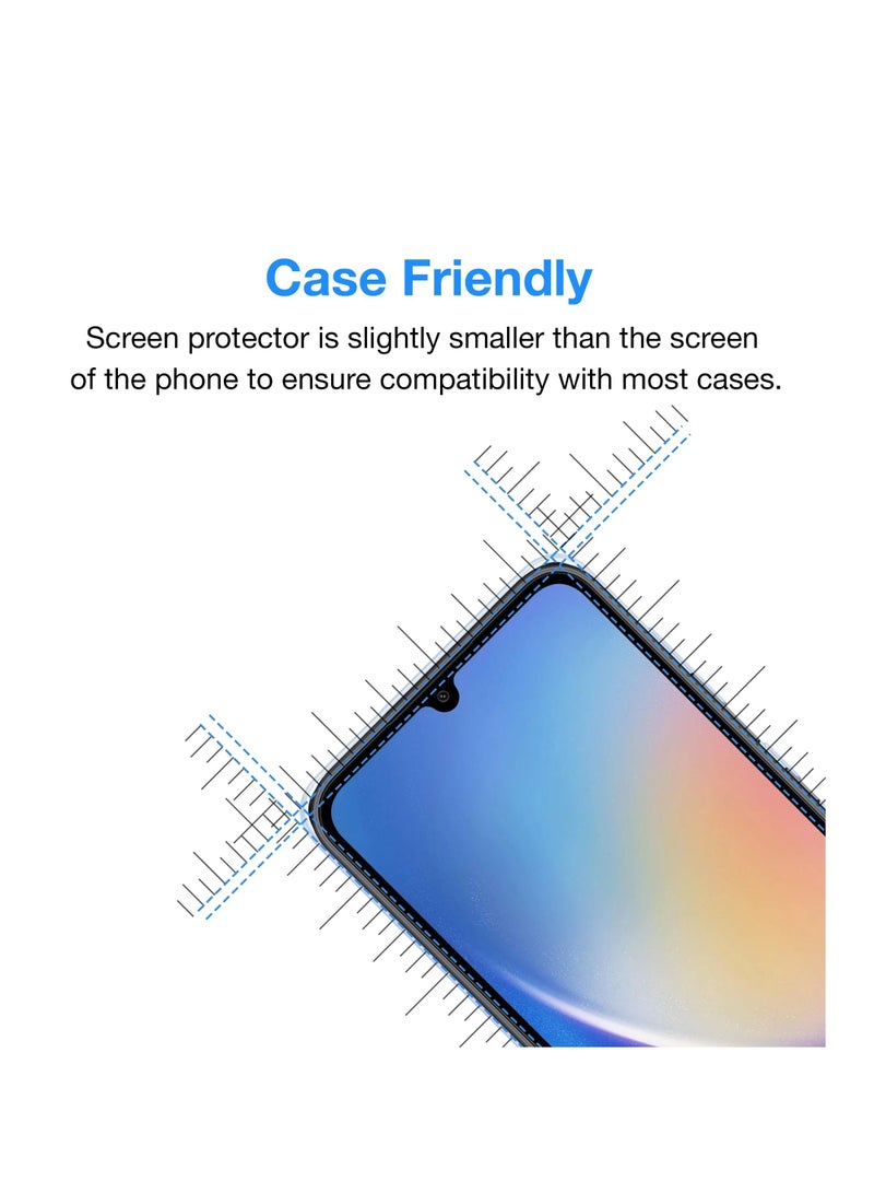 HEXABEX Tempered Glass Screen Protector For Samsung A14 4G/5G  - Image 2