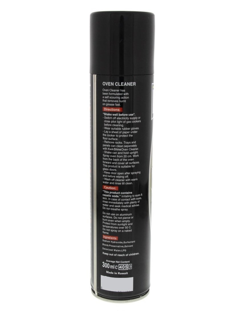 Kwik Shine Oven Cleaner 300 ML - Image 2
