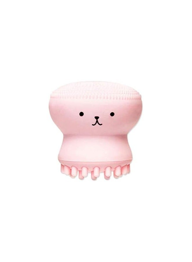 ORiTi فرشاة وجه جيلليفيش للتدليك وتقشير البشرة باللون الوردي - Image 4