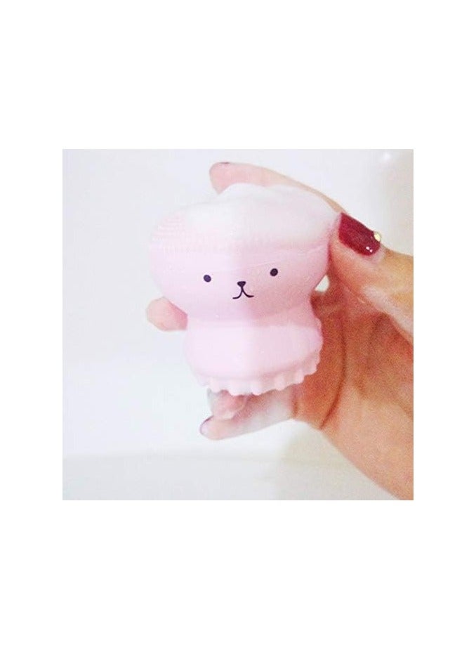 ORiTi فرشاة وجه جيلليفيش للتدليك وتقشير البشرة باللون الوردي - Image 5