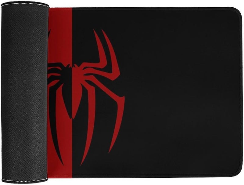 Keebik Gaming Mouse Pad, Spider Red Pattern Mouse Pad Large Extended Computer Mouse Mat Keyboard Full Desk Mousepad for Gaming, Office, Home 11.8x31.5Inch - Image 3