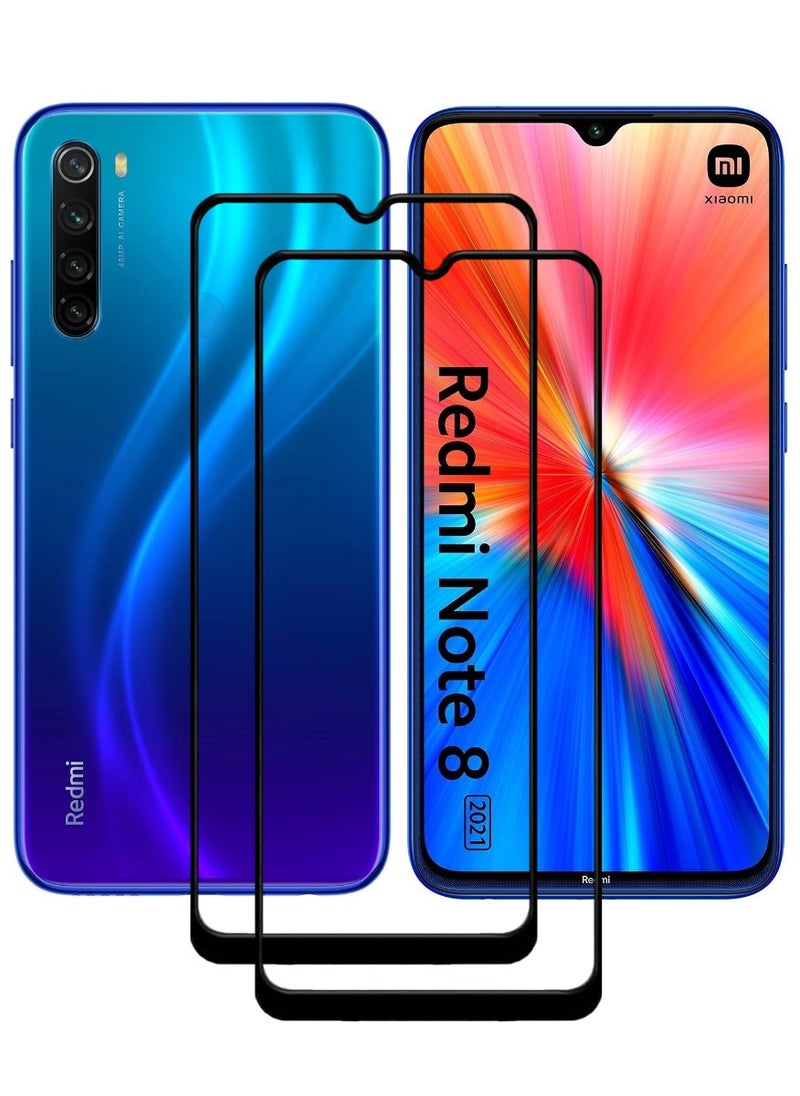ACLIX 2 Pieces Antistatic ESD Dustproof Premium Quality High Definition Tempered Glass Screen Protector Designed For Xiaomi Redmi Note 8 - Image 1