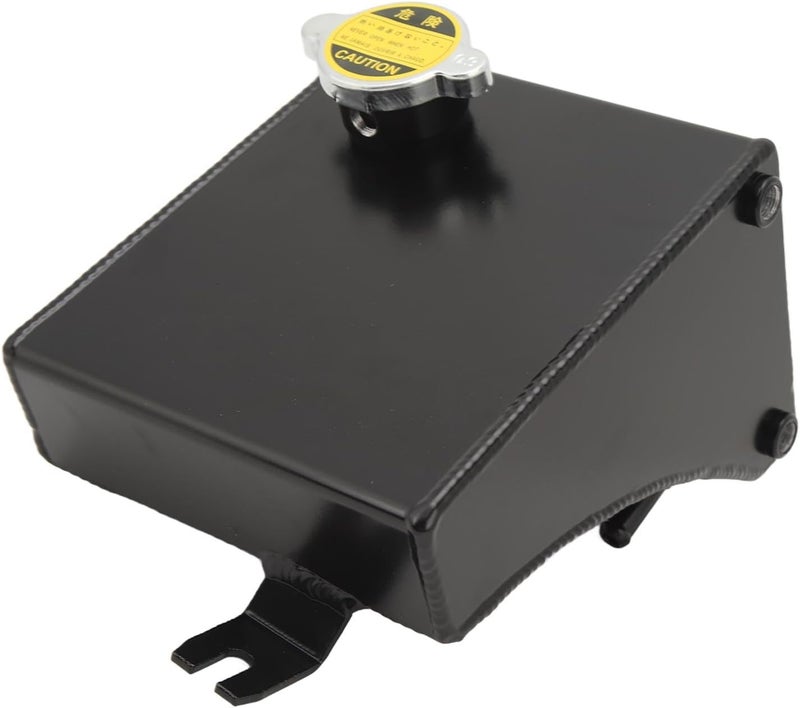 Coolant Overflow Tank Kit, Aluminum Radiator Expansion Tank for S13 S14 S15 1989-1994 - Leak Prevention, Durable - Material, Easy Installation for Engine Cooling (Black) - Image 5