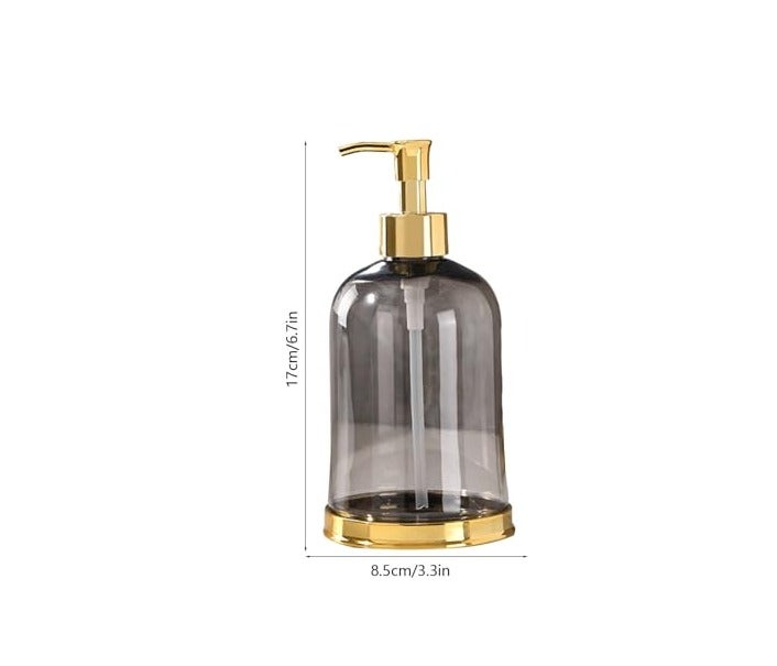Premium Quality Acrylic Soap and Shower Gel Dispenser, Modern Design Liquid Dispenser for Hand and Dishes, Practical Accessory and Organizer for Bathroom and Kitchen (Fami) - Image 4