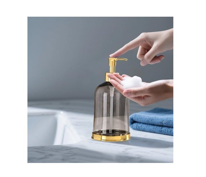 Premium Quality Acrylic Soap and Shower Gel Dispenser, Modern Design Liquid Dispenser for Hand and Dishes, Practical Accessory and Organizer for Bathroom and Kitchen (Fami) - Image 5