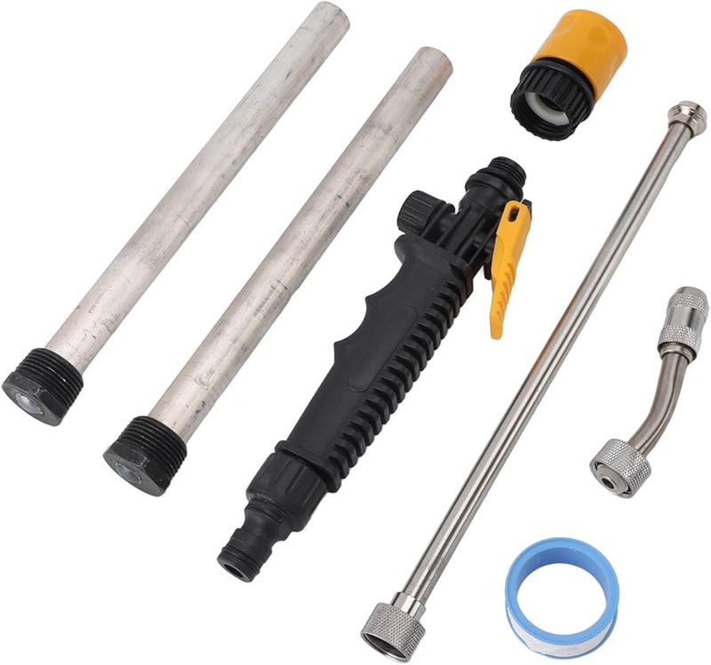 قضيب غسيل سخان المياه عالي الضغط من الفولاذ المقاوم للصدأ للتخييم في العربات المتنقلة والأنشطة الخارجية - Image 5