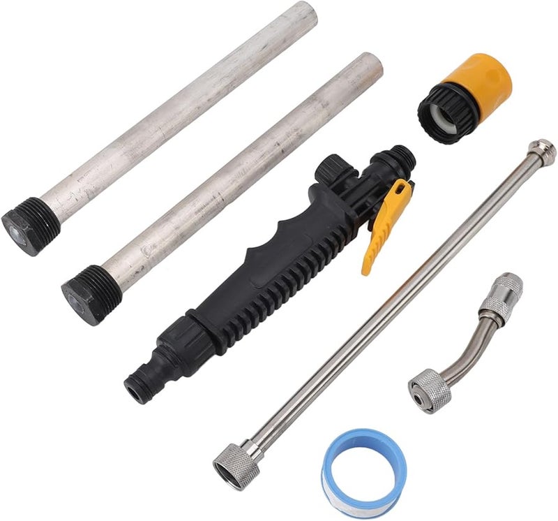 قضيب غسيل سخان المياه عالي الضغط من الفولاذ المقاوم للصدأ للتخييم في العربات المتنقلة والأنشطة الخارجية - Image 2