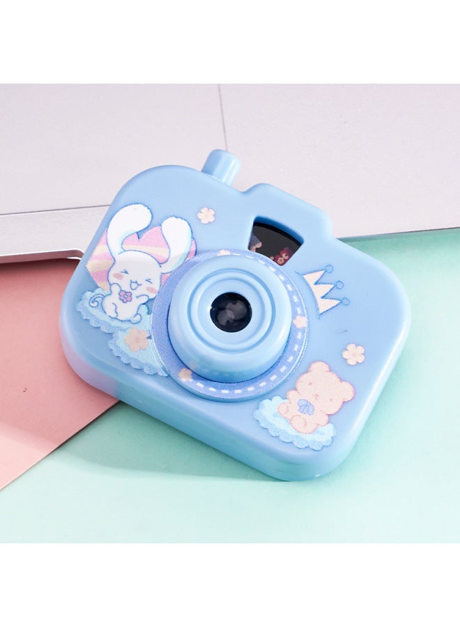 Creative Cartoon Projection Camera Keychain Pendant Luminous Small Camera Bag Accessories Doll Machine Supply Small Gifts 