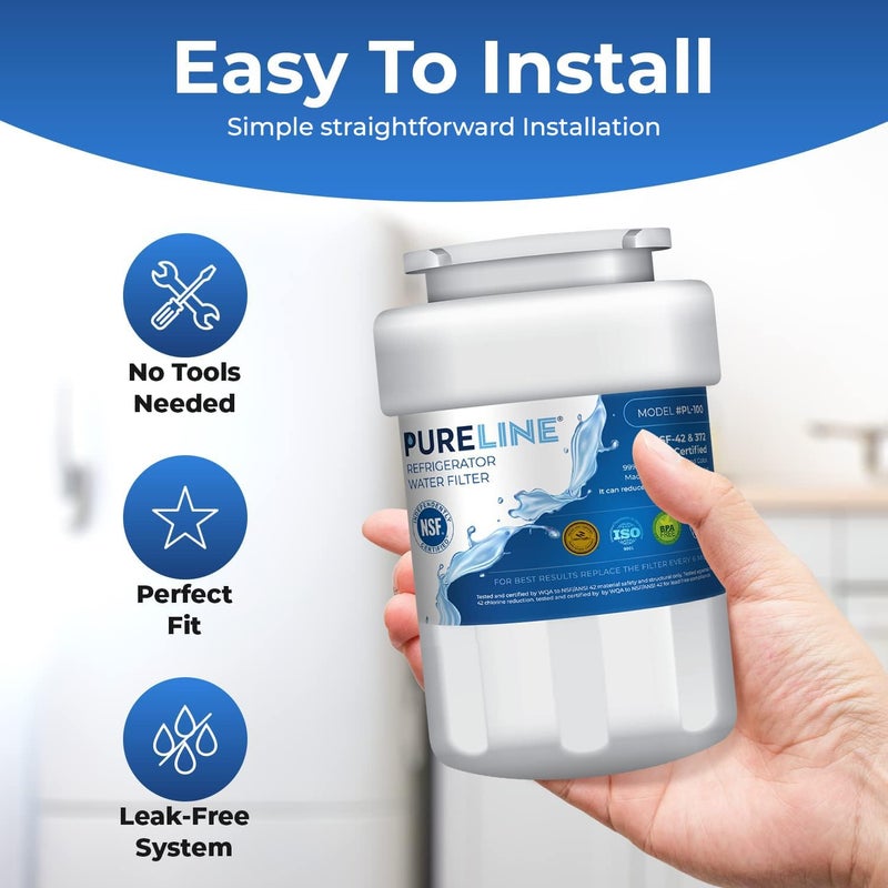 Pureline Replacement for MWFÂ® Water Filter, Smartwater MWFP, KenmoreÂ® 46-9991, Models MWFP, MWFINT, GWF, GWFA, Refrigerator Water Filter. NSF Certificate - Image 5