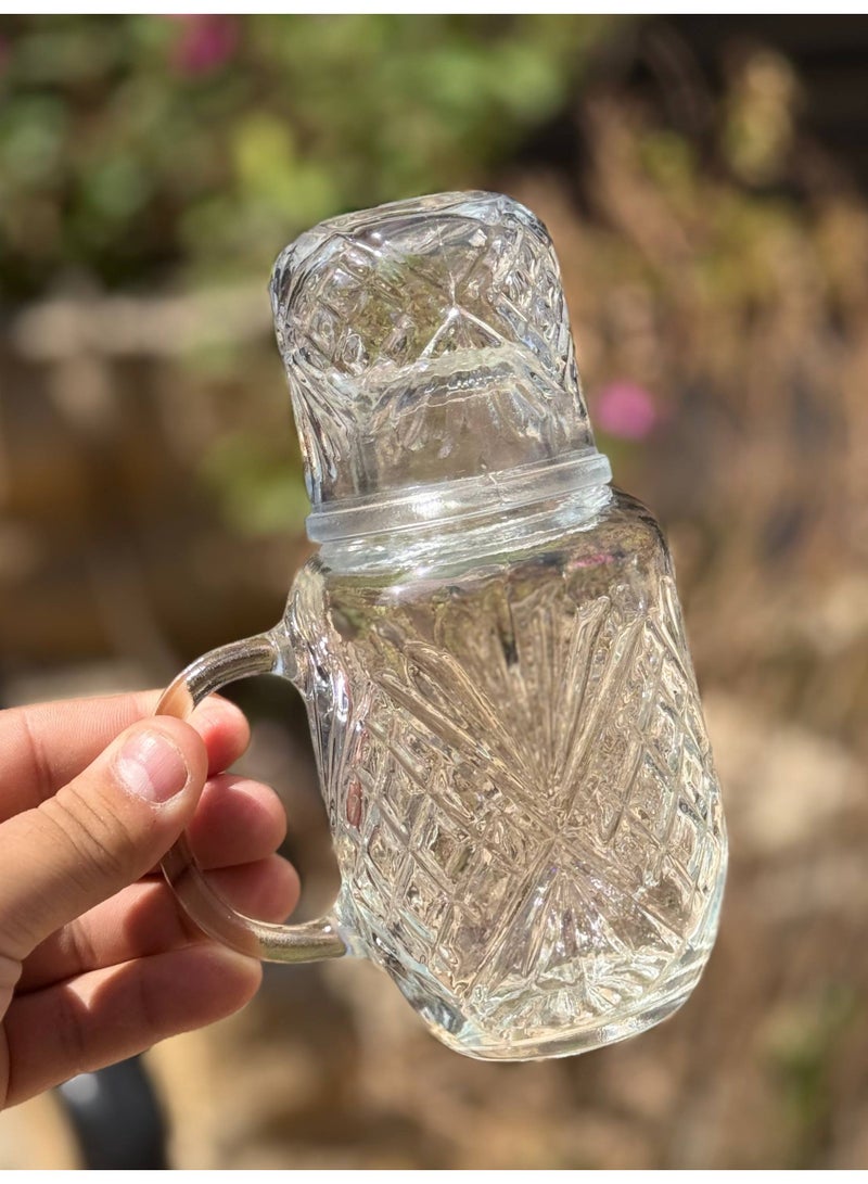 Bottle with a crystal cup - Image 2
