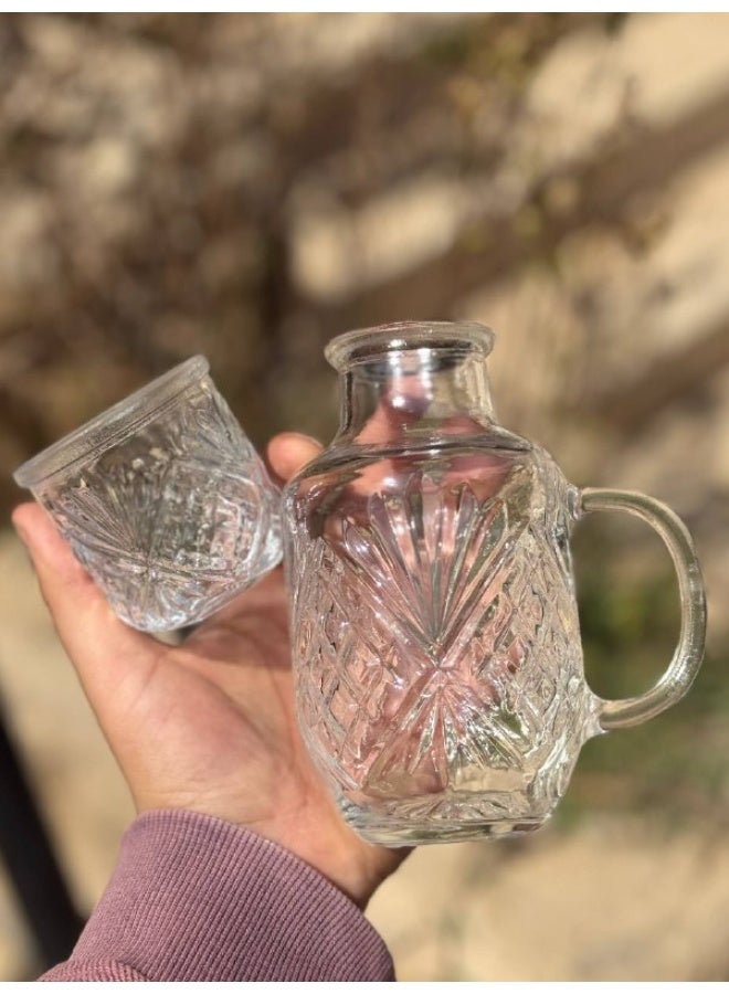 Bottle with a crystal cup - Image 5