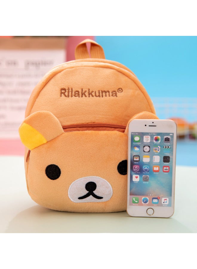 Creative Cartoon Plush Bag Children's Toy Small Backpack 1-3 Boys And Girls Kindergarten Baby Plush Bag-Color:Joba.  - Image 3