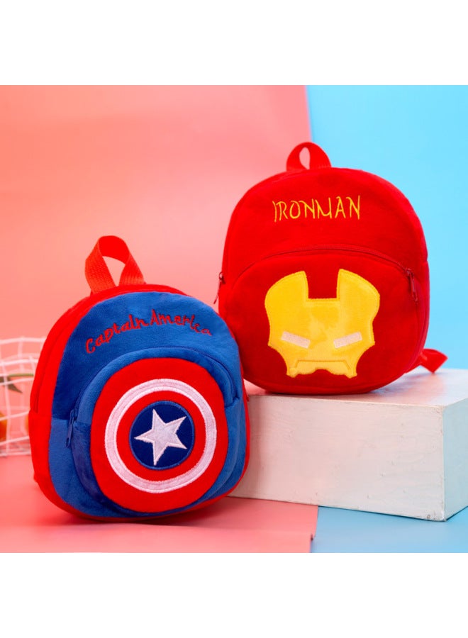 Creative Cartoon Plush Bag Children's Toy Small Backpack 1-3 Boys And Girls Kindergarten Baby Plush Bag-Color:Joba.  - Image 5