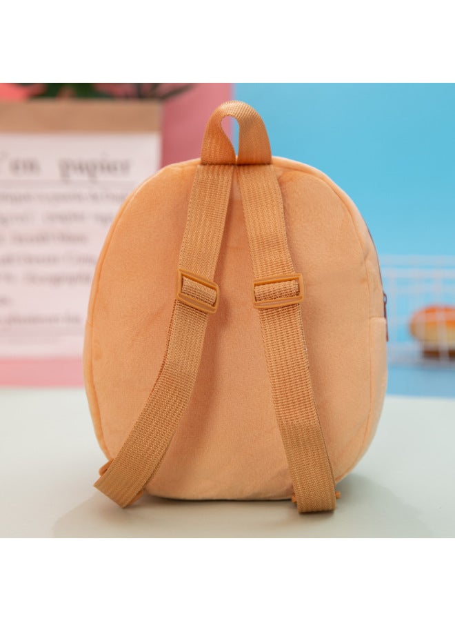 Creative Cartoon Plush Bag Children's Toy Small Backpack 1-3 Boys And Girls Kindergarten Baby Plush Bag-Color:Joba.  - Image 4